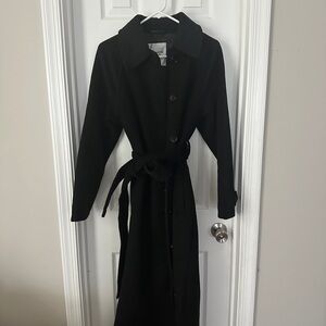 Abercrombie and Fitch Women's Wool-Blend Belted Coat